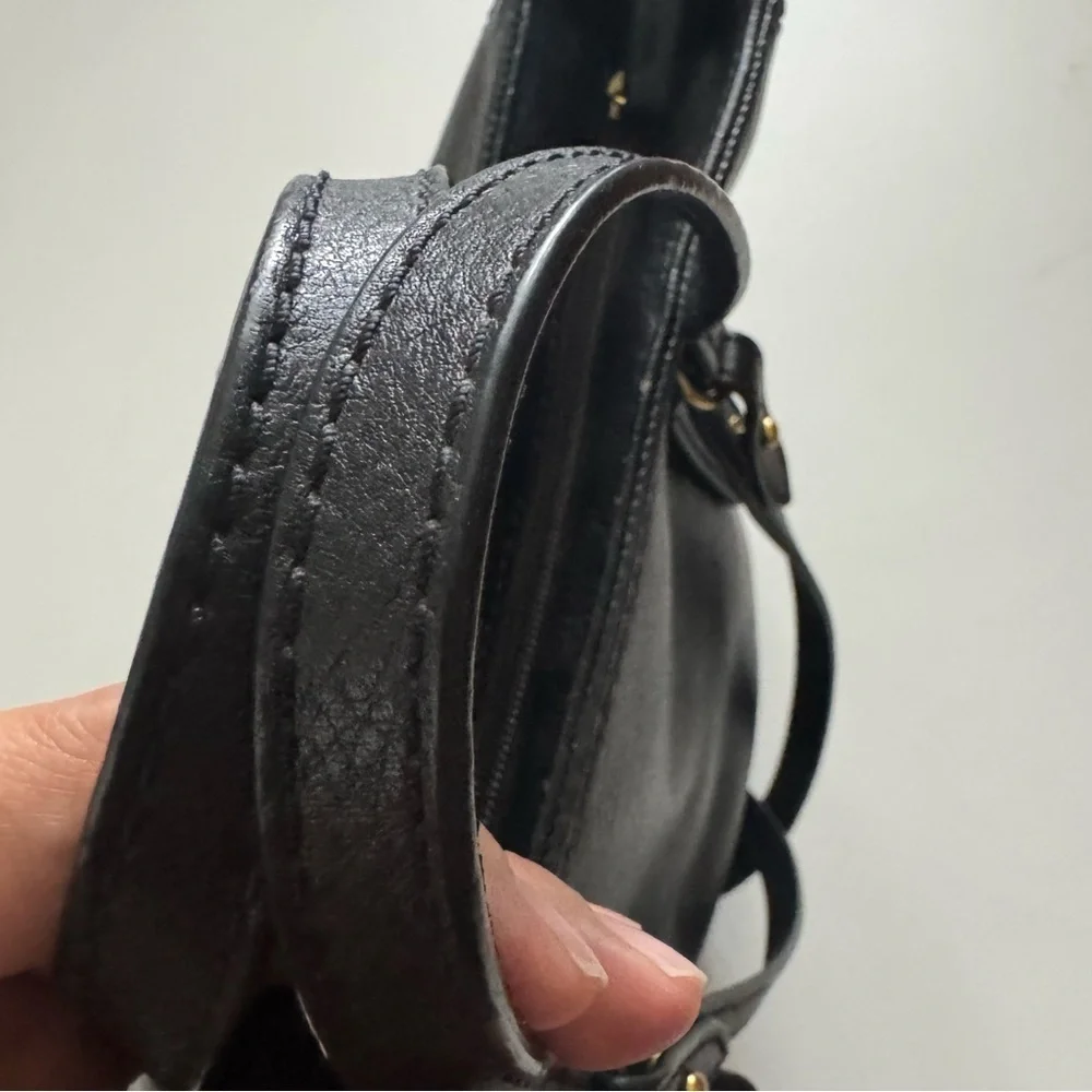 Fossil Camilla Convertible Black Leather Backpack